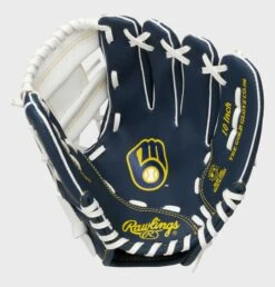 Rawlings Milwaukee Brewers 10-Inch Team Logo Glove -Balls Store 22000006111 2