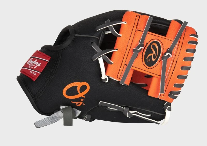 Rawlings Baltimore Orioles 10-Inch Team Logo Glove 1 Rawlings Baltimore Orioles 10-Inch Team Logo Glove