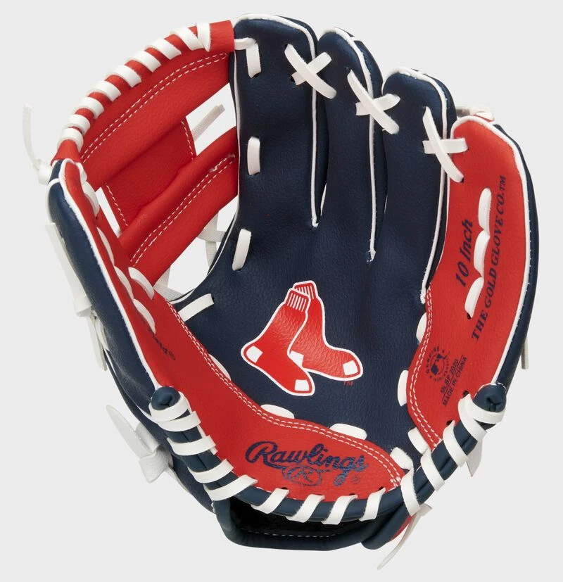 Rawlings Boston Red Sox 10-Inch Team Logo Glove 3 Rawlings Boston Red Sox 10-Inch Team Logo Glove - Image 3