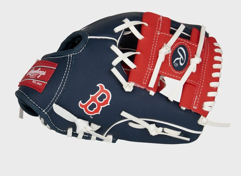 Rawlings Boston Red Sox 10-Inch Team Logo Glove 1 Rawlings Boston Red Sox 10-Inch Team Logo Glove