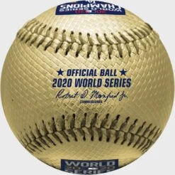 Rawlings 2020 Los Angeles Dodgers Gold World Series Champions Replica Baseball