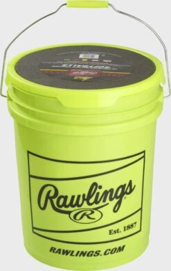 Balls Store 12 Rawlings 6 Gallon Bucket Of 12" Batting Practice Softballs, 12 Or 18 Balls