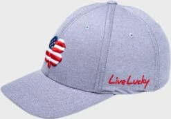 Rawlings Black Clover USA Heathered Fitted Hat 5 Rawlings Black Clover USA Heathered Fitted Hat -Balls Store BC1RUH0071 3