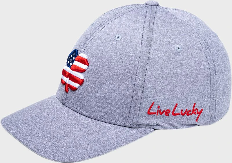 Rawlings Black Clover USA Heathered Fitted Hat 3 Rawlings Black Clover USA Heathered Fitted Hat - Image 3