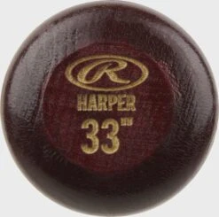 Rawlings 2021 Bryce Harper Pro Label Wood Bat, Maple Bat -Balls Store BH3PL 32