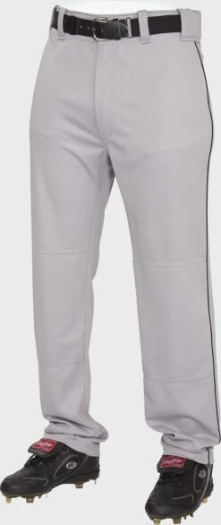 Rawlings Semi-Relaxed Piped Baseball Pants, Adult