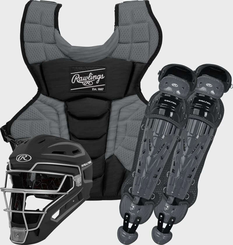 Rawlings Velo 2.0 Catcher's Gear Set, Adult, Intermediate, Youth 1 Rawlings Velo 2.0 Catcher's Gear Set, Adult, Intermediate, Youth