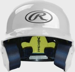 Rawlings Mach Gloss Batting Helmet, Senior & Junior Sizes 9 Rawlings Mach Gloss Batting Helmet, Senior & Junior Sizes -Balls Store MACHJR W 1