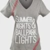 Rawlings Women's Summer Nights V-Neck Shirt