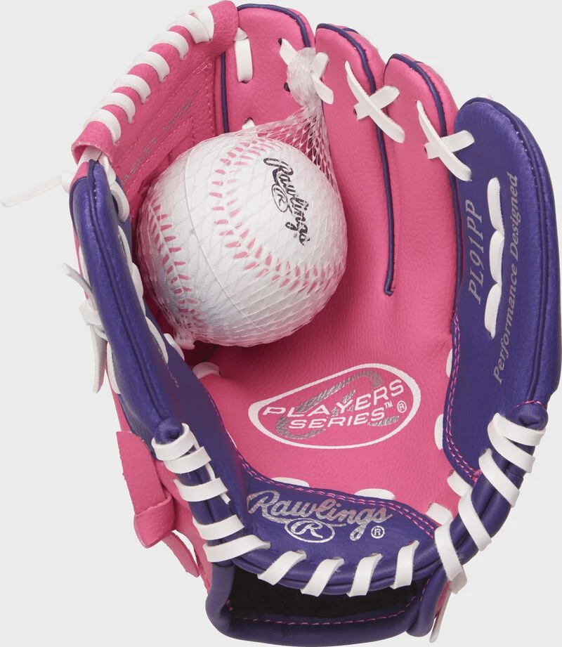 Rawlings Players Series 9 In Softball Glove With Soft Core Ball 3 Rawlings Players Series 9 In Softball Glove With Soft Core Ball - Image 3