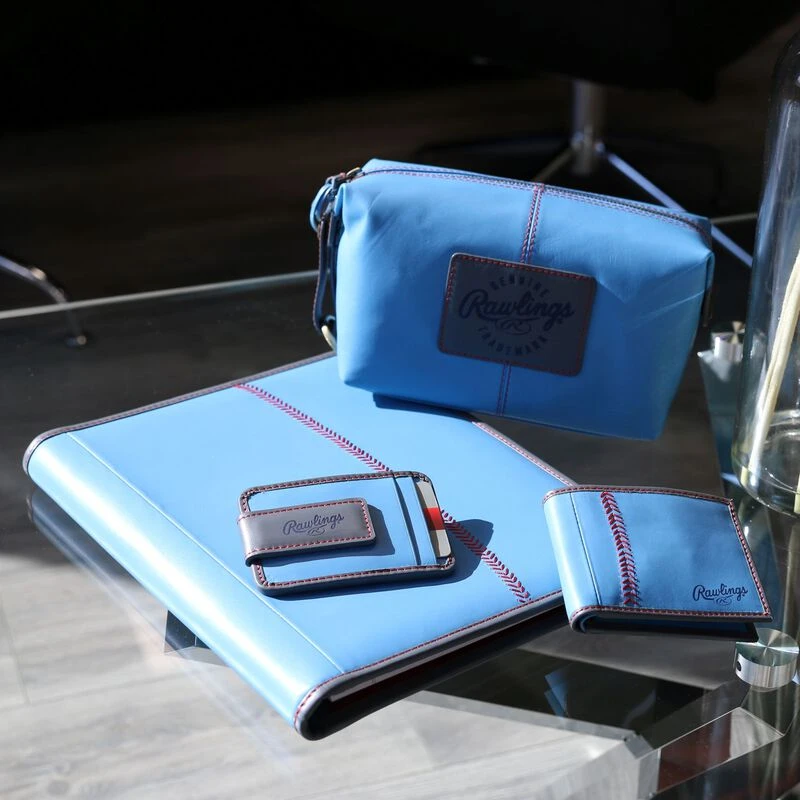 Rawlings "Pop" Baseball Stitch Tri-Fold Leather Wallet 8 Rawlings "Pop" Baseball Stitch Tri-Fold Leather Wallet - Image 8