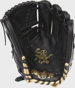 Rawlings Pro Label 7 Black Heart Of The Hide Infield/Pitcher's Glove -Balls Store PRO206F 30B 1