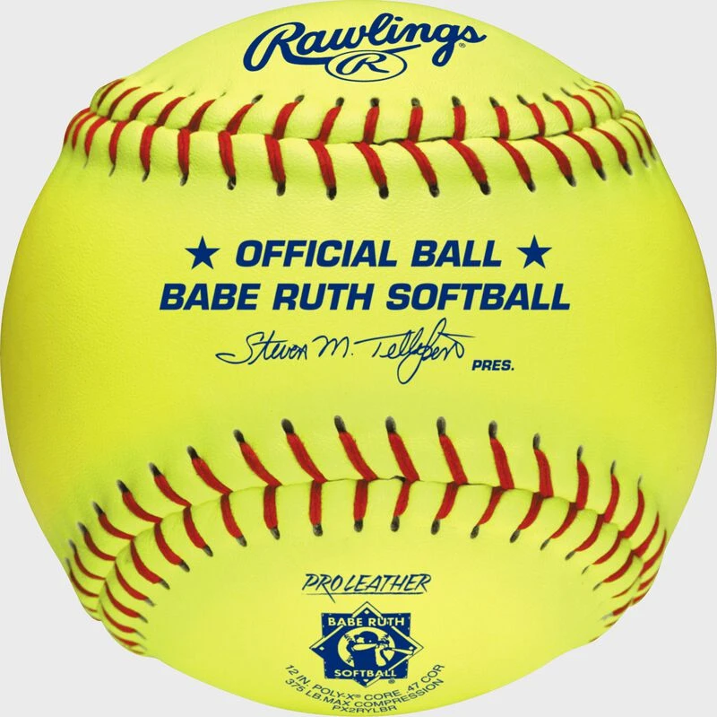 Rawlings Babe Ruth Official 12" Softballs 1 Rawlings Babe Ruth Official 12" Softballs