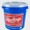 Rawlings Bucket Of 24 R12U Game Baseballs
