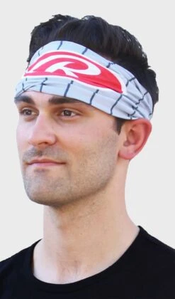 Rawlings Adult Multi-Functional Head And Face Gear, Gray Pinstripe