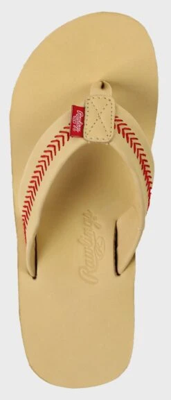 Rawlings Women's Baseball Stitch Nubuck Leather Sandals