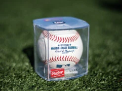 Rawlings MLB Official Baseball With Display Cube -Balls Store ROMLB 1
