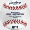 Rawlings MLB Official Baseball With Display Cube