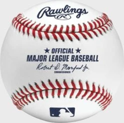 Rawlings MLB Official Baseball With Display Cube
