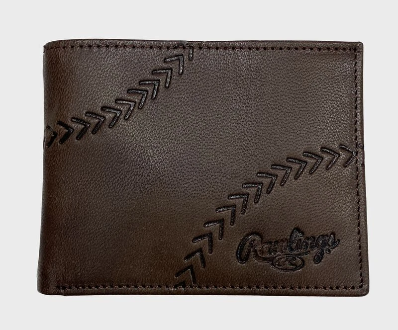 Rawlings Debossed Stitch Bi-Fold Wallet 1 Rawlings Debossed Stitch Bi-Fold Wallet