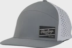 Rawlings Laser Cut Vented Snapback Hat 6 Rawlings Laser Cut Vented Snapback Hat -Balls Store RSGAH G 5