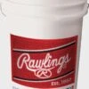 Rawlings Bucket Of ROLB1X Practice Baseballs With 6 Gallon Bucket (30 EA Balls)