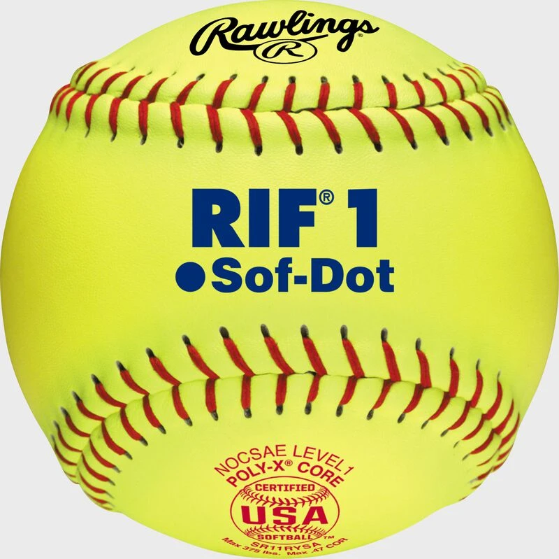 Rawlings USA RIF 1 Official 11" Softballs 1 Rawlings USA RIF 1 Official 11" Softballs