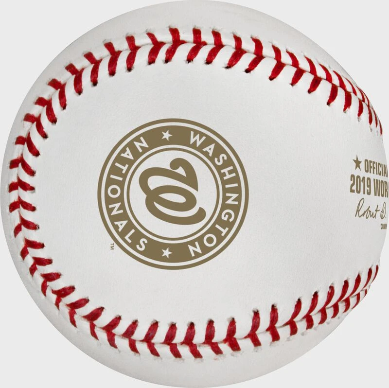 Rawlings MLB 2019 Washington Nationals World Series Champions Baseball 2 Rawlings MLB 2019 Washington Nationals World Series Champions Baseball - Image 2