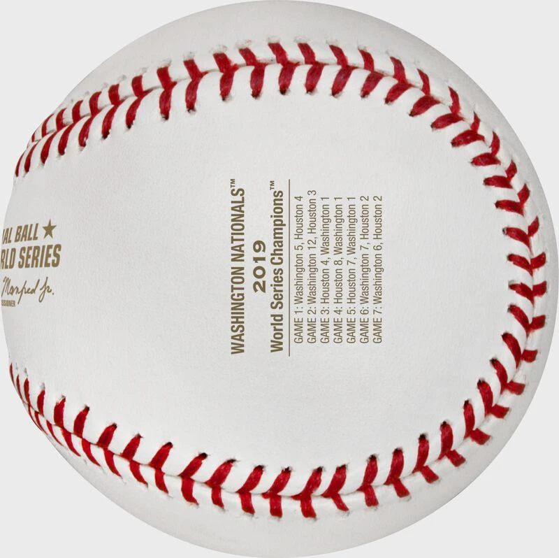 Rawlings MLB 2019 Washington Nationals World Series Champions Baseball 4 Rawlings MLB 2019 Washington Nationals World Series Champions Baseball - Image 4