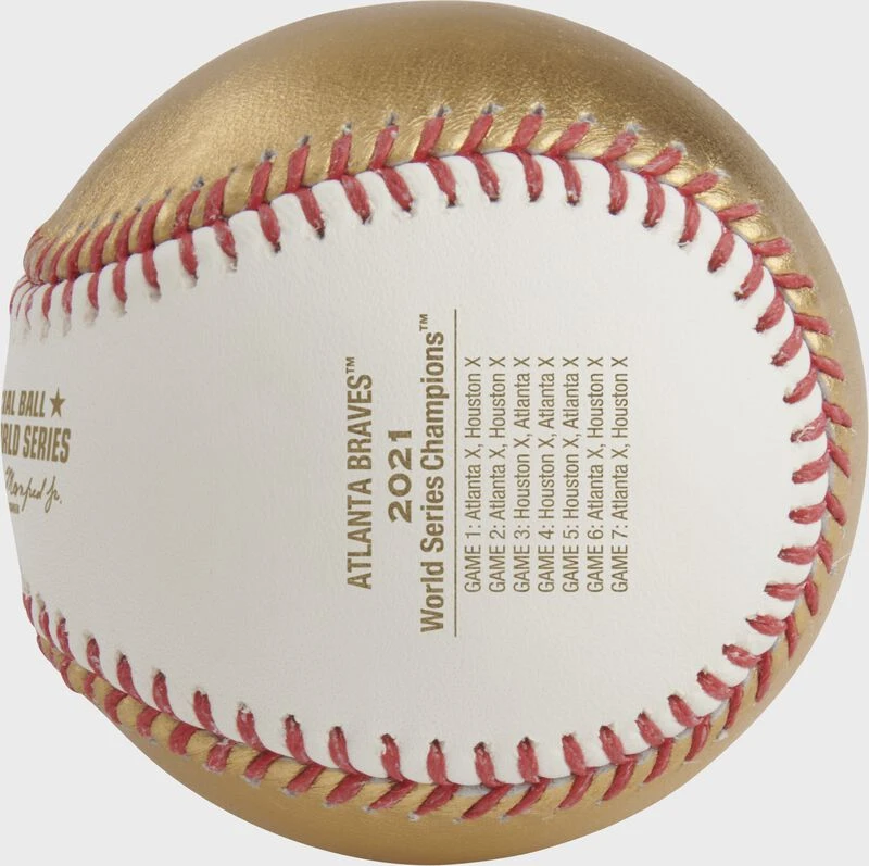 Rawlings MLB 2021 World Series Champions Baseball, Atlanta Braves 3 Rawlings MLB 2021 World Series Champions Baseball, Atlanta Braves - Image 3