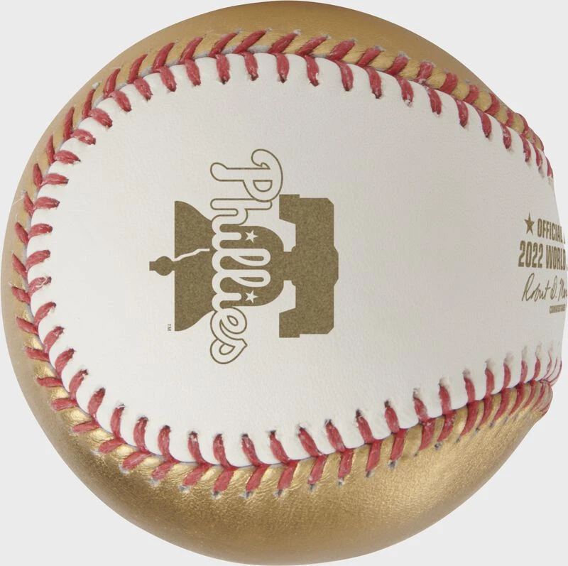 Rawlings MLB 2022 Gold World Series Dueling Baseball 3 Rawlings MLB 2022 Gold World Series Dueling Baseball - Image 3